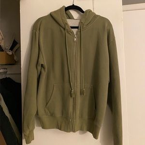 Brandy Melville Green Christy Hoodie